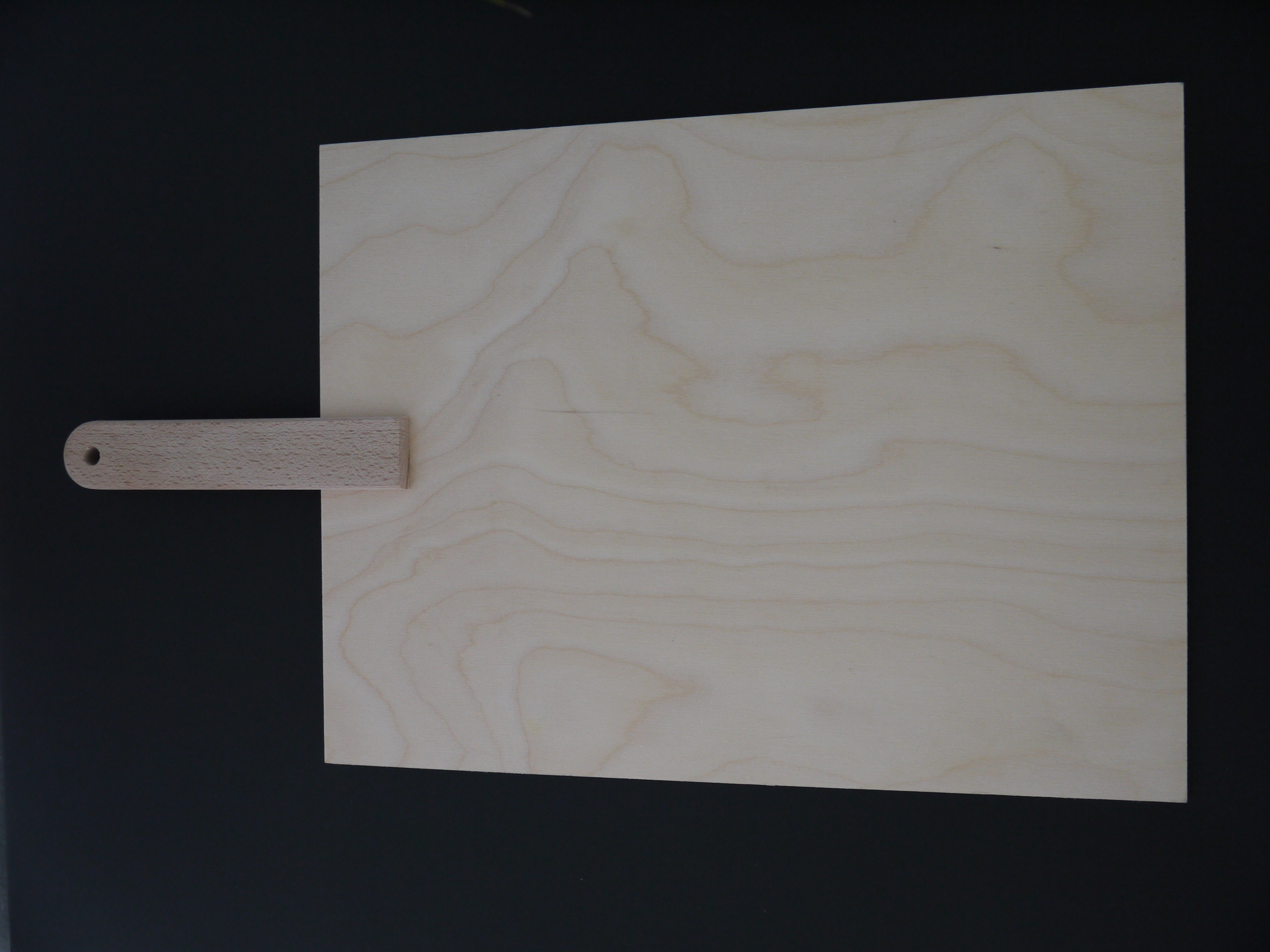 Flammkuchenbrett mit Griff 40 x 30cm (Webshop)